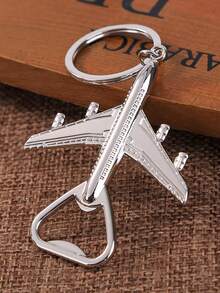 1pc Multi-Color Creative Small Gift Alloy Airplane Bottle Opener, European Style Wedding Favor, Home Daily Use - Multicolor - View 4