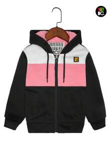 Big City Youth Pants Girl's Set Plush Sheepskin Plush Fashion! - 粉色 - 查看 9