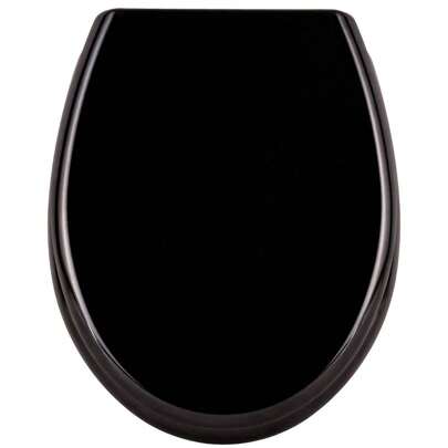  Froadp Toilet Seat With Soft Close Mechanism, Toilet Seat, Hard Plastic Toilet Seat, Antibacterial Duroplast Toilet Seat, Universal Size, 14 Images To Choose From