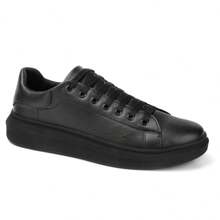 Basic Men's Casual Sneakers - 黑色 - 查看 4