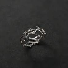 1pc Vintage Ins Style Adherence Men's And Women's Rings With Branches Thorns Couples' Ring Gifts Fashion And Personalized - Multicolor - View 13