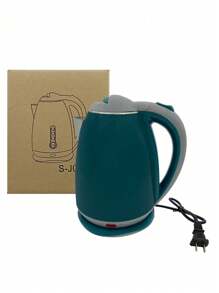 1 Piece 2L Double Wall Stainless Steel Electric Kettle Fast Boiling Water Heater, Heat Resistant