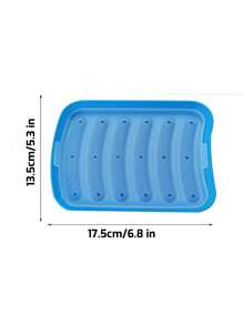 2pcs/1pc Sausage Maker Mould 6 Cavity Silicone DIY Ham Hot Dog Making Moulds With Lid Kitchen Household Sausages Cake Baking Tools Molds Sausage Maker Silicone Mold Handmade Ham Making Hot Dog Maker 6-Cavity