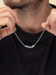 1 Stück beidseitig bedruckbarer 4-seitiger individuell gestaltbarer Edelstahl Schmuck für Herren, 18 Karat vergoldeter Edelstahlring, inklusive hochwertiger exklusiver Geschenkbox, für Freunde, Familie, Verwandte, Liebhaber, Paar, Vatertag, Feiertags-Geschenke