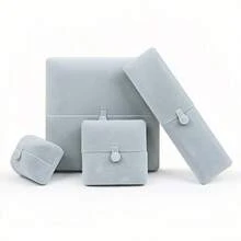 Premium Velvet Double Ring Box - Ring Box - View 6