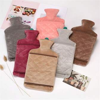 1pc/Ensawo Y'amazzi Ag'ebbugumu Ejjudde Amazzi, Eby'ebbeeyi Era Ebiyinza Okuggyibwamu, Ebiyinza Okwoza, Ebizito, Ebitayinza Kubuubuuka, Twill Eya Double-Plugged, Ne Bottle Y'amazzi Ag'okufukirira Awaka