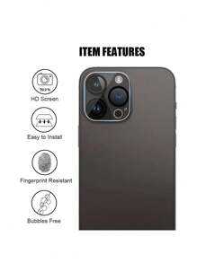 3PCS Camera Lens Protectors Camera Protective Film, 3D Clear Camera Night Vision Lens Protector, No Exposure For Night Shooting, Flash Night Shooting Circle, Screen Protector, Compatible With Iphone 15Pro Max/15/15Plus/15Pro, IPhone14/14Plus/14Pro/14Pro Max,IPhone13/13Mini/13Pro/13Pro Max,IPhone12/12Mini/12Pro/12Pro Max,IPhone11/11Pro/11Pro Max