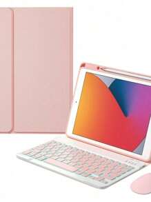 Funda con Teclado para tableta ipad samsung - Rosa - Ver 9