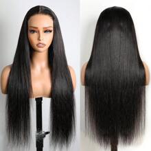 bling hair 180% Density Straight Human Hair 6x4 7x5 9x6 5x5 Wear And Go Glueless Wigs Human Hair Pre Plucked Pre Cut For Beginners 6x4 Lace Closure Wigs Straight 13x4 13x6 Lace Front Wigs Human Hair No Glue Pre Cut 3 Seconds To Wear Glueless Wigs Brazilian Straight Human Hair Wigs Natural Black Everyday Party Use Needed Long Black Wig Versatile Hairpiece Sleek Hairstyle Realistic Hairpiece Beauty Accessory Beginner Friendly For Sports, Vacation, Halloween, Christmas, Festivals, Proms, Outdoor, Cosplay, Campus, School, Beach, Wedding, Camping, Holiday, Summer Outfits, Charming, Elegant, Casual, Y2K Fashion, SS25 Styles, For Daily Use - Natural Black - Xem 8