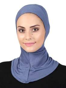 Khăn trùm đầu Hijab của người Hồi giáo Khăn trùm đầu Turban Sẵn sàng đội Mũ bên trong cho phụ nữ Che phủ toàn bộ cổ Khăn trùm đầu Quấn đầu - Nhiều màu - Xem 5