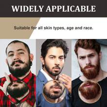 Beard Oil; Men's Beard Oil; 1. Helps Promote Fuller, Healthier Beard Growth. 2. Effectively Removes Excess Keratinization Around The Hair Follicles. Can Deeply Moisturize The Skin And Beard, Preventing Dryness And Coarseness, Making The Beard Softer And More Comfortable.