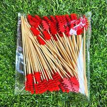 50pcs/100Pcs Christmas Fruit Picks Dessert Buffet Salad Fork Cake Muffin Vegetable Sticks Cocktail Toothpicks Party Decoration - Multicolor - View 9