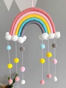 1 件北欧风格云形彩虹装饰套装适用于婴儿房、家居装饰婴儿洗澡家庭装饰礼物 - 彩色 - 查看 1