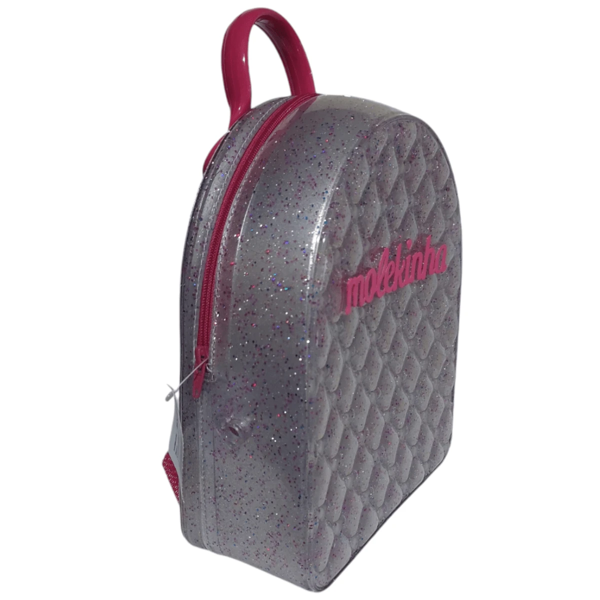 Moleca Molekinha Backpack Small Back Bag For Women - Bạc - Xem 1