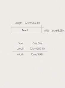 1pc Beige Warm Plush Winter Scarf For Kids, Cozy Outdoor Wear & Holiday Gift