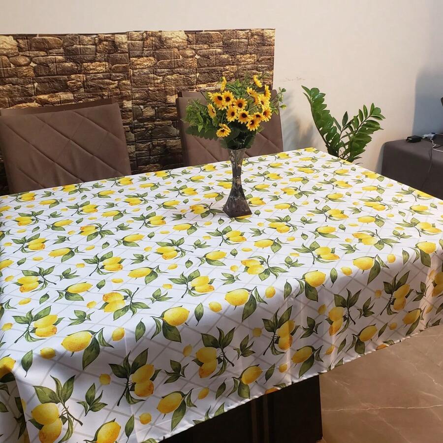 Oxford Premium Kitchen Tablecloth For 4, 6 And 8 Chairs - Chanh vàng - Xem 1