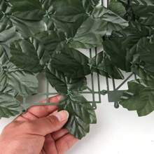 Künstliche Efeu Garten Sichtschutz 100x300cm Zaun Sichtschutzgitter Hecken Blättern Paneele Rolle Pflanzenkulisse für Gartenhecken Balkon Außendekoration