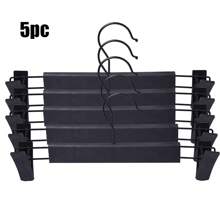 5 Giá treo quần/váy/quần áo chống gỉ có thể điều chỉnh (Màu đen) - màu đen - Xem 10