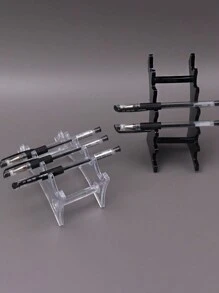 1 pièce/2 pièces/6 pièces Support à stylo en acrylique, organisateur de stylo en plastique transparent, support d'affichage