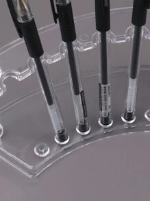 1 pièce/2 pièces/6 pièces Support à stylo en acrylique, organisateur de stylo en plastique transparent, support d'affichage