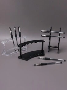 1 pièce/2 pièces/6 pièces Support à stylo en acrylique, organisateur de stylo en plastique transparent, support d'affichage