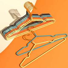 60/30/10/5/1 Packung Elegante geriffelte Metallbügel, rutschfestes nahtloses Design, stabil und langanhaltend - geeignet für Hemden, Röcke und Hosen - für Zuhause und im Studentenwohnheim, Urlaubsgeschenk, Weihnachtsgeschenk