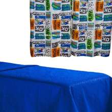 4-Piece Single-Piece Kit With Bedspread + Sheet Set + Curtain - Xanh đậm - Xem 2