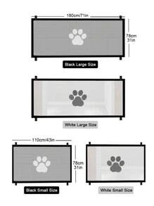No Drilling Required Pet Divider Fence, Dog Isolation Net, Portable Foldable Dog Barrier Safety Protection Net - Multicolor - View 11
