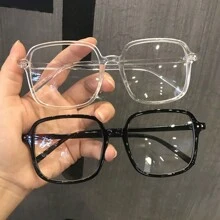 1 Cặp Kính Thời Trang Gọng Hình Học Trong Suốt Cho Nữ, Thích Hợp Cho Cuộc Sống Hàng Ngày Phụ Kiện Kính Cho Phụ Nữ - Nhiều màu - Xem 6