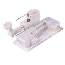 Juego de 9 piezas/sets de perforación de ombligo, kit de pistola de perforación corporal, anillos de ombligo, herramientas de aguja de perforación corporal para mujeres y hombres - Blanco - Ver 3