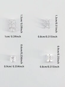 40 piezas de accesorios para el cabello de aleación, aros metálicos para trenzas, cuentas para rastas, anillos para peinados de múltiples estilos, accesorios para el cabello para mujeres y niñas en estilo bohemio, diadema dorada, pasadores para el cabello para San Valentín