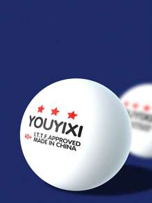 5pcs/10pcs/20pcs Table Tennis Balls, 3-Star Professional Match Training Ping Pong Balls, Durable And Bouncy For Serving Machine