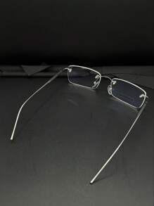 Balgrif Rimless Screw-On Glasses, Aluminum Frame, Men's And Women's, Most Resistant New Release, 2056 - Xám - Xem 5