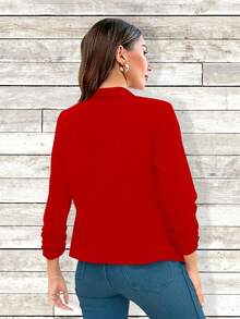 Women Cardigans - Red - View 2