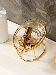 1pc Bathroom Soap Dish Holder, Soap Tray With Separate Base, Easy Remove And Clean, Suitable For Shower, Sink, Bathtub Back To School - Multicolor - View 6