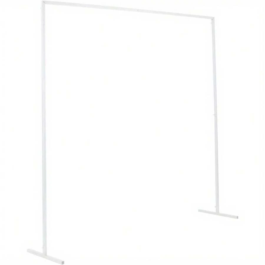 Rectangle Wedding Arch Stand 2x2M Iron Rectangle Backdrop Stand Metal Garden Arch Arbour Climbing Plants Roses For Wedding Ceremony Party Decoration Gold