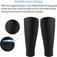 2pcs/Set - Shin Guards, Football Shin Guards, Soccer Shin Sleeves With Pockets To Hold Shin Guards, Suitable For Beginners, Athletes, Men And Women