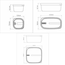 Set Of 7 Microwave And Freezer Food Containers - 綠色 - 查看 4