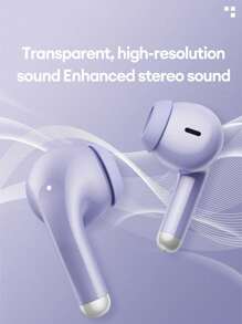 Lenovo Auriculares Bluetooth LP40PRO, sonido HIFI de media oreja, larga duración de la batería, llamadas HD, control táctil inteligente, a prueba de sudor, con micrófono integrado, auriculares inalámbricos