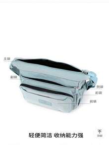 Women's Multi-Zipper Pocket Bag Women's All-Match Pocket Bag Casual Bag - 黑色 - 查看 2