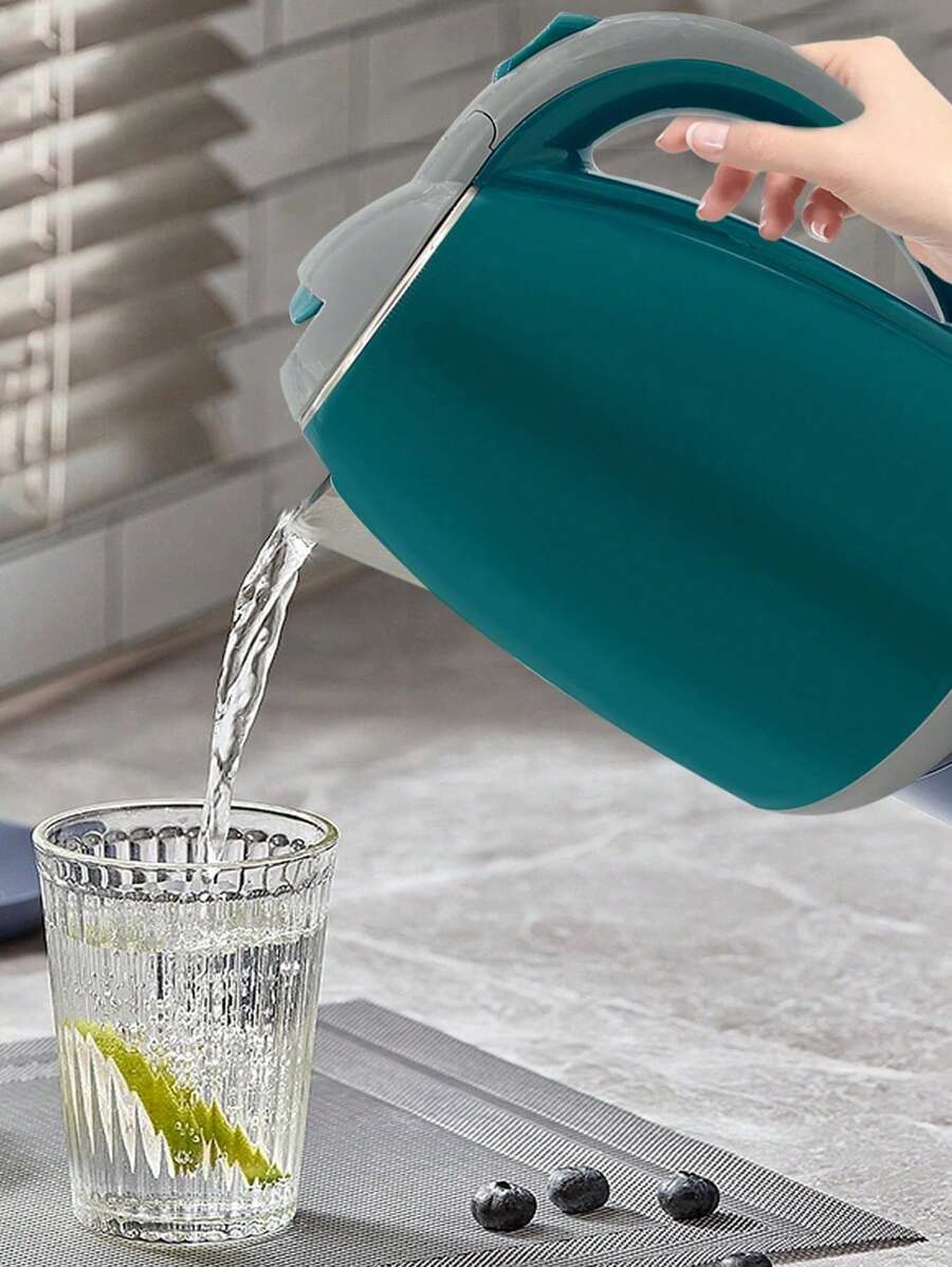 1 Piece 2L Double Wall Stainless Steel Electric Kettle Fast Boiling Water Heater, Heat Resistant