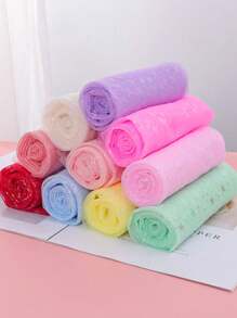 1pc Iridescent Star Tulle Fabric, Galaxy Mesh Lace Cloth For Princess Dress DIY - Multicolor - View 7