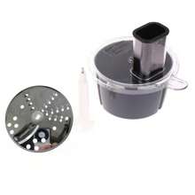 Thermomix TM5 TM6 蔬菜切片机、水果蔬菜切片机和切碎机配件，适用于食品加工机 - 黑色 - 查看 5