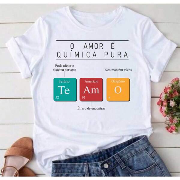 Camisa Química T-Shirt Blusa SB398