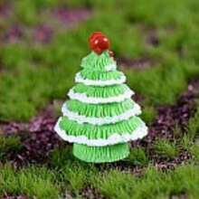 1 件圣诞树系列创意圣诞微景观配件，各种尺寸可爱圣诞树装饰，桌面装饰 - 多色 - 查看 32