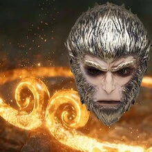 1pc Realistic  Wukong Mask Suitable For Role Playing, Halloween And Other Festivals - Mask - View 9