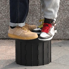 Children's Car Portable Folding Potty, Outdoor Camping Emergency Travel Small Toilet, On-The-Go Compact Urinal, Kids' Home Use Small Potty - Black - View 2