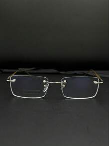 Balgrif Rimless Screw-On Glasses, Aluminum Frame, Men's And Women's, Most Resistant New Release, 2056 - Vàng - Xem 3