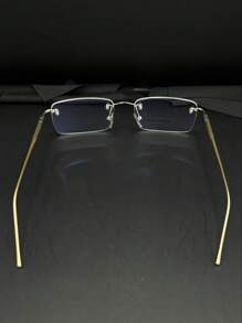 Balgrif Rimless Screw-On Glasses, Aluminum Frame, Men's And Women's, Most Resistant New Release, 2056 - Vàng - Xem 6