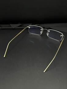Balgrif Rimless Screw-On Glasses, Aluminum Frame, Men's And Women's, Most Resistant New Release, 2056 - Vàng - Xem 5